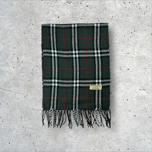 Burberry Scarf - Grey/Red