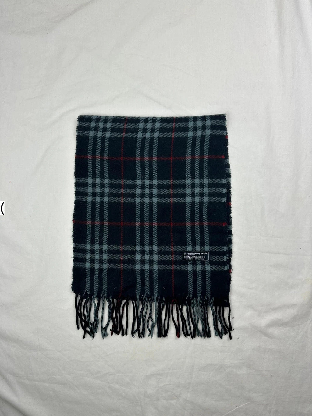 Burberry Scarf - Navy/Red