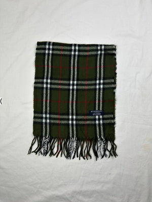 Burberry Scarf - Green/Red