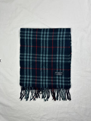 Burberry Scarf - Navy/Red