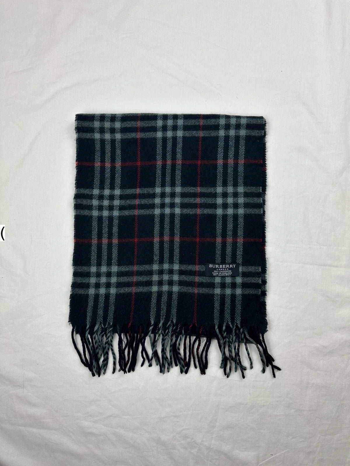 Burberry Scarf - Red/Navy