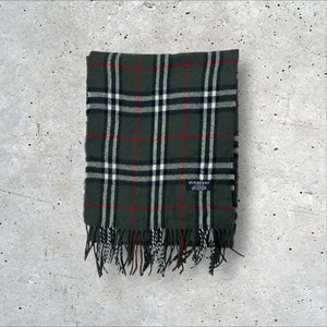 Burberry Scarf - Grey/Red