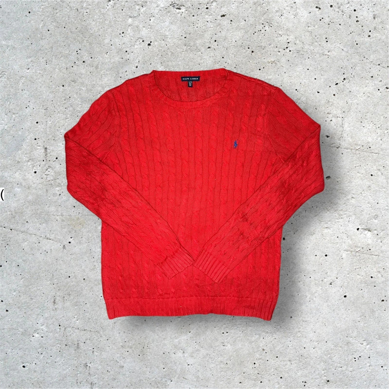 Ralph Lauren Cable Knit Jumper - Size XL