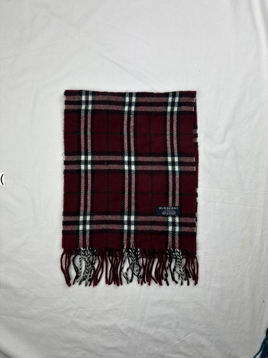 Burberry Scarf - Red/White