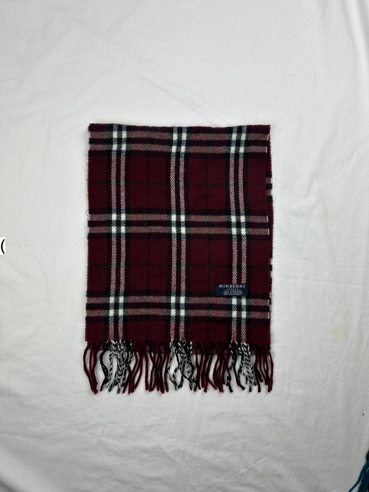 Burberry Scarf - Red/White