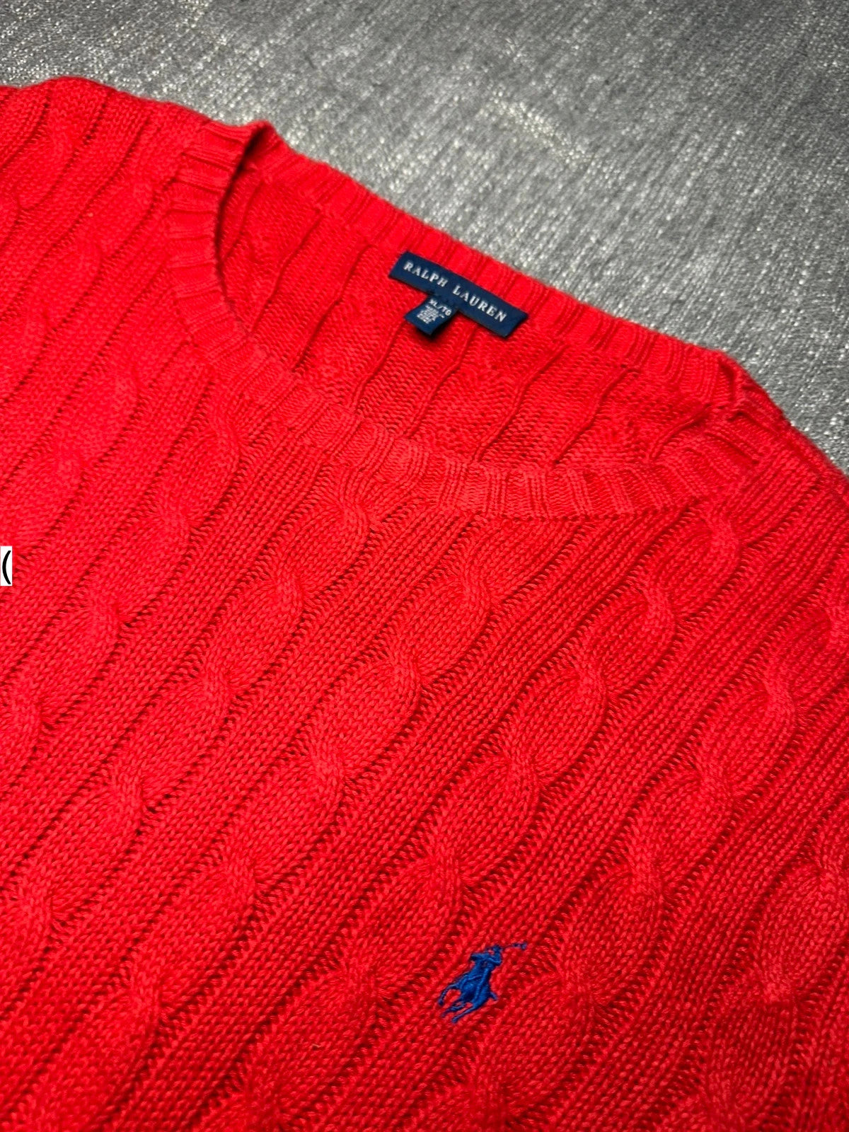 Ralph Lauren Cable Knit Jumper - Size XL