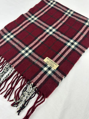 Burberry Scarf - Maroon/Red
