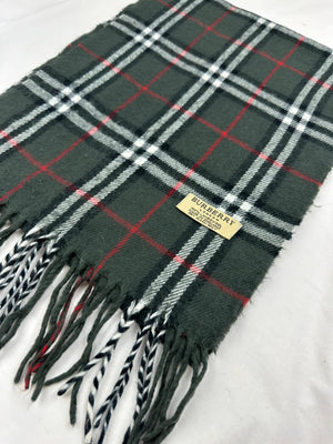 Burberry Scarf - Grey/Red