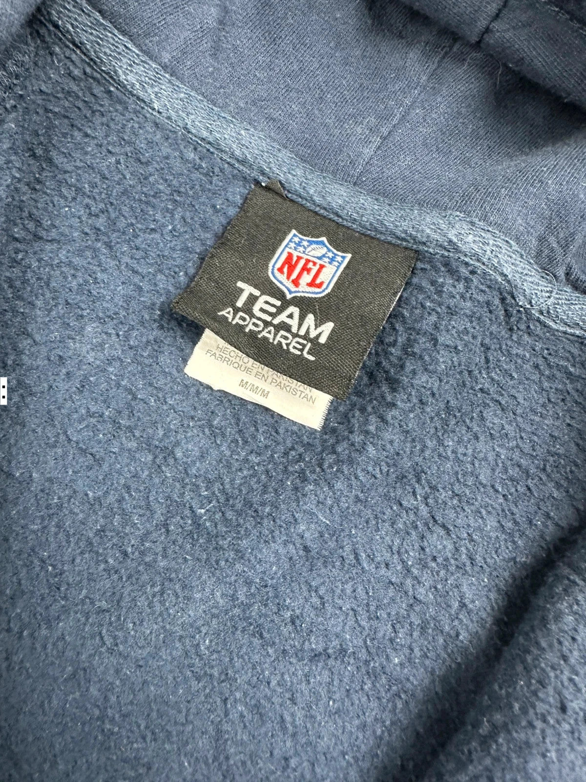 NFL Zip Up Hoodie - Men’s Size Medium